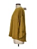 Glam 100% Polyester Gold 3/4 Sleeve Blouse Size L - photo 5