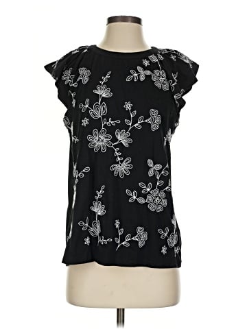 Ann Taylor Short Sleeve Blouse (view 1)