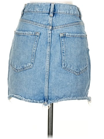 Zara Denim Skirt (view 2)