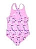 Lands' End Hearts Pink One Piece Swimsuit Size L - photo 2