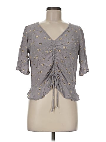 American Eagle Outfitters 3/4 Sleeve Blouse (view 1)