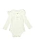 Unbranded Ivory Long Sleeve Onesie Size 6-9 mo - photo 1