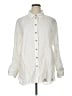 Sanctuary 100% Linen Ivory Long Sleeve Button-Down Shirt Size XL - photo 1