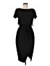 Kensie 100% Polyester Solid Black Casual Dress Size 8 - photo 1