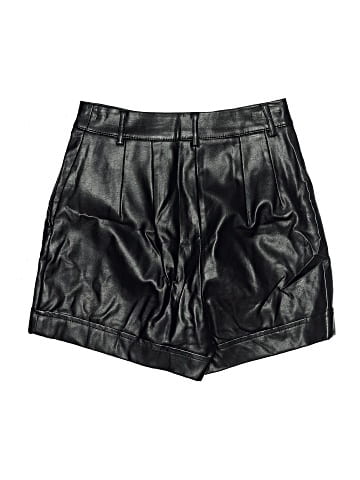 Express Faux Leather Shorts (view 2)