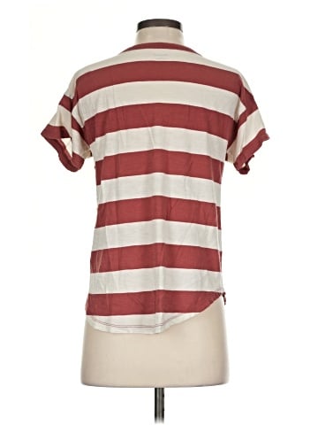 Madewell Whisper Cotton Crewneck Tee in Stripe (view 2)