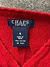 Chaps 100% Cotton Red Cardigan Size 4 - photo 4