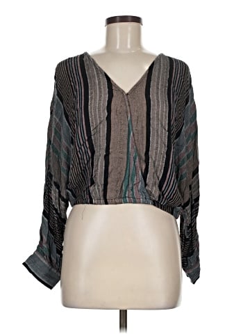 American Eagle Outfitters 3/4 Sleeve Blouse (view 1)