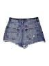 Zara Blue Denim Shorts Size 8 - photo 2
