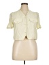 Unbranded Yellow Short Sleeve Blouse Size XL - photo 1