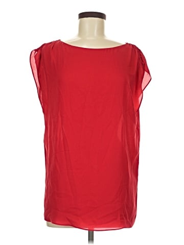 Alice + Olivia Short Sleeve Silk Top (view 1)
