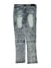 Encrypted Graphic Silver Jeans Size 18 - photo 2