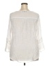 AGB Ivory White 3/4 Sleeve Blouse Size 3X - photo 2