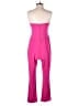 Express Color Block Pink Jumpsuit Size 6 - photo 2