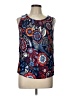 Boden 100% Viscose Blue Sleeveless Blouse Size 12 - photo 1