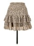 Alya 100% Polyester Animal Print Tan Casual Skirt Size XS - photo 1