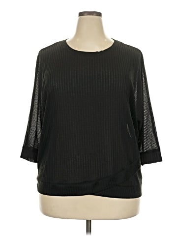 Simply Vera Vera Wang 3/4 Sleeve Top (view 1)