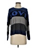 STITCHDROP Color Block Blue Pullover Sweater Size S - photo 1