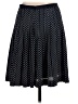 J.Crew 100% Polyester Polka Dots Black Casual Skirt Size 4 (tall) - photo 2