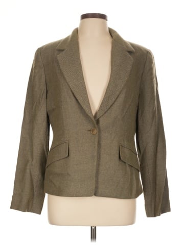 Linda Allard Ellen Tracy Wool Blazer (view 1)