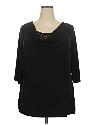 JMS Collection 3/4 Sleeve Top (view 1)