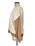 Express Color Block Tan Pullover Sweater Size L - photo 5