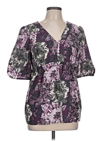 Ann Taylor LOFT Short Sleeve Blouse (view 1)