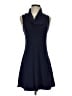 Three Dots 100% Cotton Solid Blue Casual Dress Size XS - photo 1