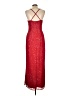 Scala 100% Silk Red Cocktail Dress Size L - photo 2