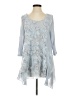 Simply Couture Blue 3/4 Sleeve Top Size S - photo 1