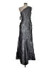 Xscape Metallic Silver Cocktail Dress Size 6 - photo 2