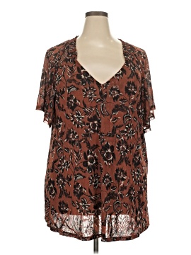 Lane Bryant Short Sleeve Blouse