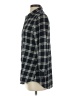 Love Notes Plaid Black Long Sleeve Button-Down Shirt Size S - photo 5