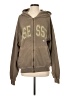PacSun Tan Zip Up Hoodie Size S - photo 1