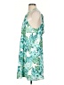 Gibson 100% Polyester Tropical Green Casual Dress Size S - photo 5