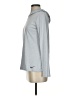 Nike 100% Polyester Silver Pullover Hoodie Size S - photo 5
