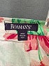 Roaman's 100% Cotton Floral White 3/4 Sleeve Blouse Size 20W - photo 7