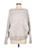 Jessica Simpson 100% Polyester Animal Print Gray Pullover Sweater Size M - photo 1