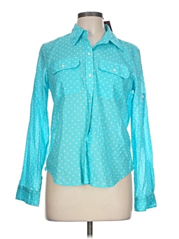 Lauren by Ralph Lauren Long Sleeve Button-Down Shirt (view 1)