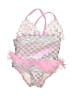 Floatimini Hearts Silver Two Piece Swimsuit Size 2T - photo 1