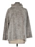Dylan 100% Polyester Gray Turtleneck Sweater Size M - photo 1