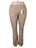 Croft & Barrow Solid Tan Active Pants Size 18 - photo 1