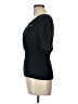 BCBGMAXAZRIA Black Short Sleeve Top Size L - photo 5