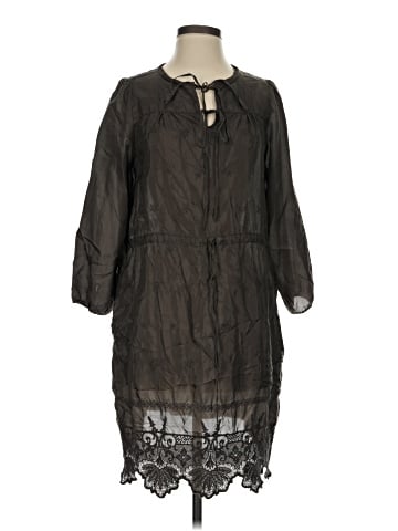Johnny Was Long Sleeve Silk Top (view 1)