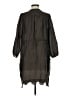 Johnny Was 100% Silk Black Tan Long Sleeve Silk Top Size S (estimated) - photo 2