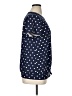 Lands' End Polka Dots Blue Short Sleeve Top Size XL - photo 4