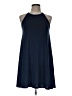 Alya Solid Blue Casual Dress Size M - photo 1