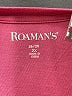 Roaman's Pink 3/4 Sleeve Top Size 26 (2X) - photo 7