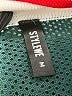 Stylewe Color Block Green 3/4 Sleeve Button-Down Shirt Size M - photo 7