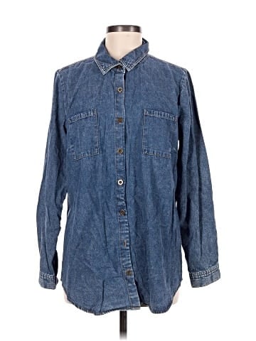 Joan Rivers Long Sleeve Button-Down Shirt (view 1)